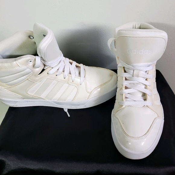 adidas Shoes - ADIDAS NEO White Hi-top Women Size 11